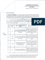 No - SO (WM0) 11/2019 (DPC) P, On The Recommendations of Departmental Promotion Committee in