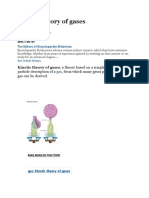 Kinetic Theory of Gases