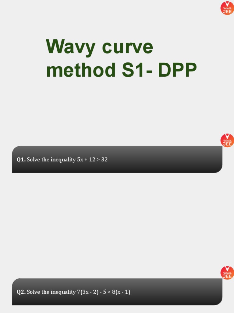 Wavy Curve Method Practice Problems | PDF | Mathematical Concepts ...