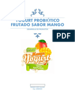 Proyecto - Yogurt Probiótico (Sabor mango)