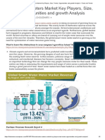 Smart Water Meters Market Key Players, Size, Trends, Opportunities and Growth Analysis - Facts and Trends