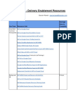 SAP On GCP - Delivery Enablement Resources