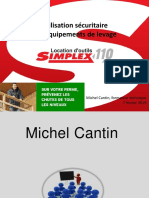 Utilisation Sécuritaire Des Équipements de Levage - Michel Cantin - Simplex