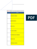 % Participaciones Lineal para El 10 de Febrero Entrega