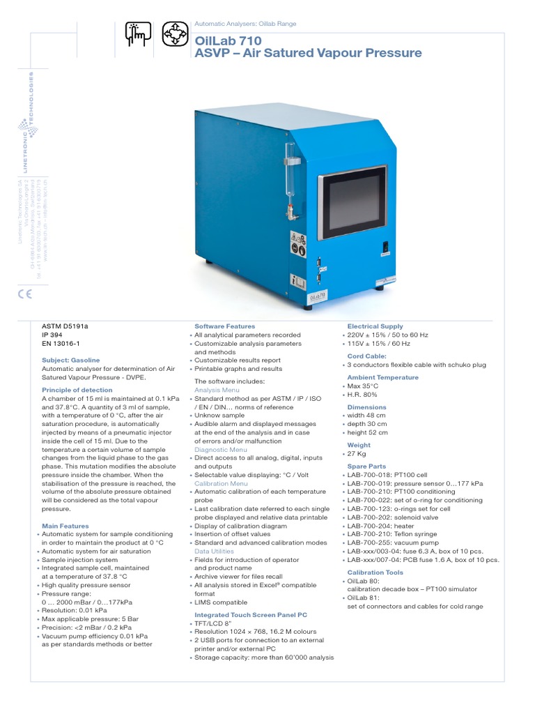Ol 710 Eng | PDF | Pressure | Metrology