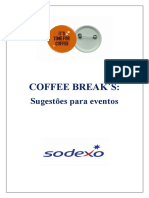 COFFEE BREAK - Sugestões para Eventos