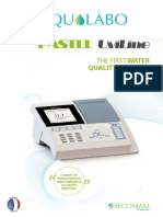 Datasheet Spectrophotometer For Water Analysis PASTEL UVILINE