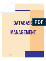 Database Management Management: 1/18/2021 SA-ISM-2-4 1