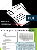 Cvul Si Scrisoarea de Intentie1