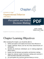 Organizational Behavior: Perception and Individual Decision Making