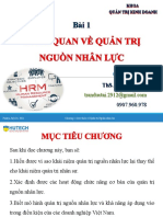 Hutech - Chuong 1. Gioi Thieu Ve Quan Tri Nguon Nhan Luc