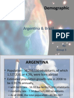 Demographic: Argentina & Brazil