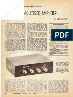 10W Per Channel Stereo Amplifier