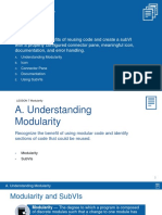 Lesson 07 - Modularity (SubVIs)