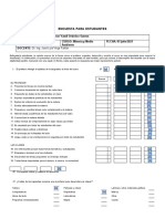 Encuesta Para El Profesor Minería y Medio Ambiente