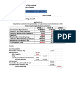 Fundamentals of Accounting 1 - Periodic Inventory System Cost of Goods Sold Calculation