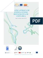 Política Pública Justicia Juvenil Restaurativa Costa Rica