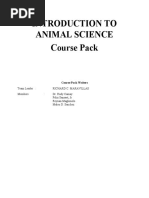AN SCI 1 - Introduction To Animal Science | PDF | Livestock | Agriculture