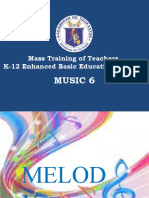 K-12 Teachers Trained in Music Elements