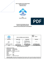 Rencana Pembelajaran Semester (RPS) Kimia Untuk Biologi Semester Antara