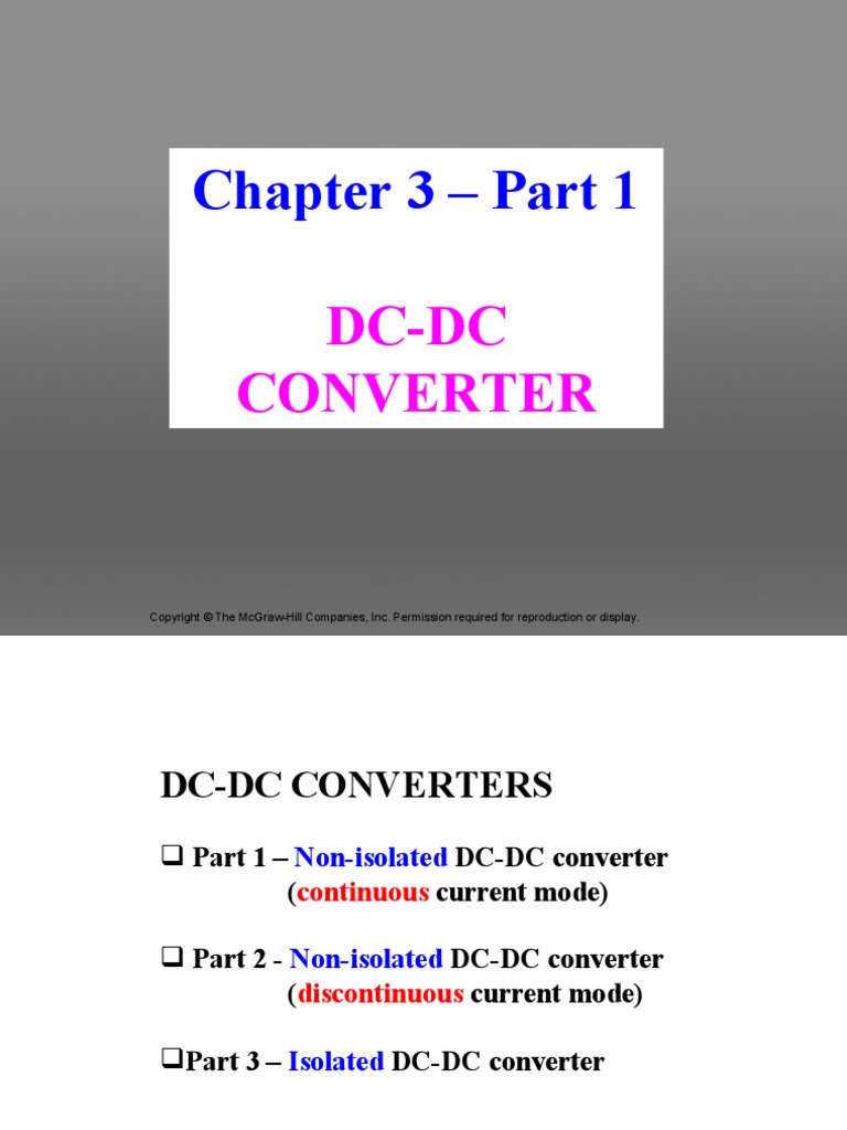 Chapter 2 DC-DC - PART 1 | PDF | Electrical Network | Capacitor