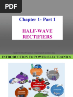 Chapter 1-Part 1: Half-Wave Rectifiers