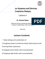 Protection Systems and Devices (Protective Relays) : Dr. Ahmed Saber