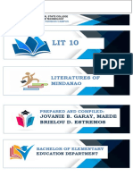 Lit 10 Literatures of Mindanao (Siec)
