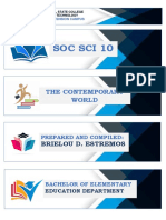 Soc Sci 10 The Contemporary World