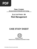 Risk Management: Inal Ourse