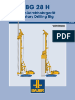 BAUER - BG 28 H - Rotary Drilling Rig