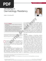 Not Copy: Studying in Dermatology Residency