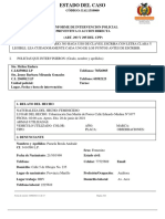 Feminicidio en La Paz: informe de intervención policial