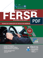 Apostila Digital Fersb-Sp - 2019 - T Cnico de Condu o de Ve Culo de Urg Ncia e Emerg Ncia PDF