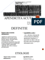 Rectificata - Diagnostic Diferential Intre Tumorile Tubo-Ovariene Inflamatorii Si Apendicita