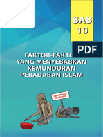 KELAS 12 Bab 10 Faktor Penyebab Kemunduran Peradaban Islam