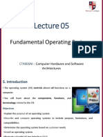 Lecture 05 - Computer Hardware and Software Architectures