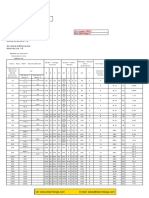 Tabela de Flanges