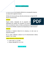 Derecho Empresarial Pago A Trabajador