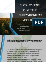 Class - X Science Chapter-15: Our Environment