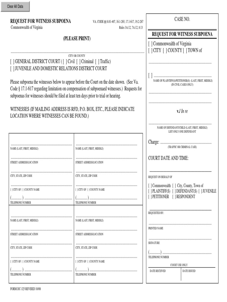 Va Code 8.01 407