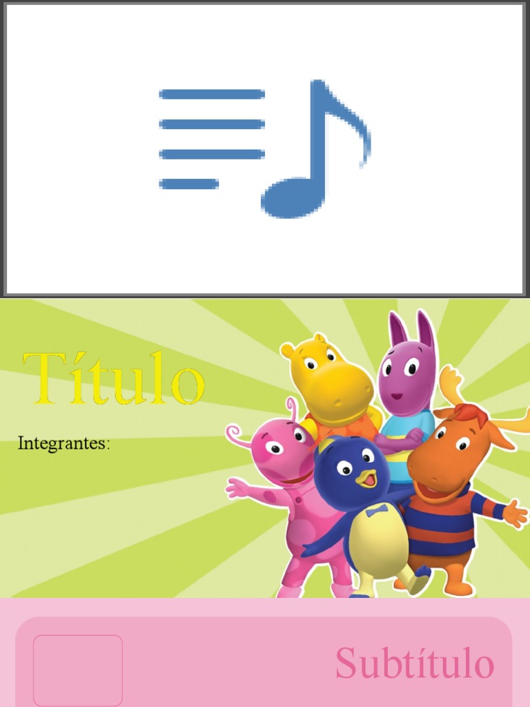 Presentación de Los Backyardigans | PDF