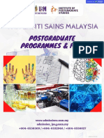 Postgraduate Programmes & Fees: Universiti Sains Malaysia