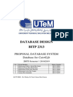 Proposal Database Design, How To Do