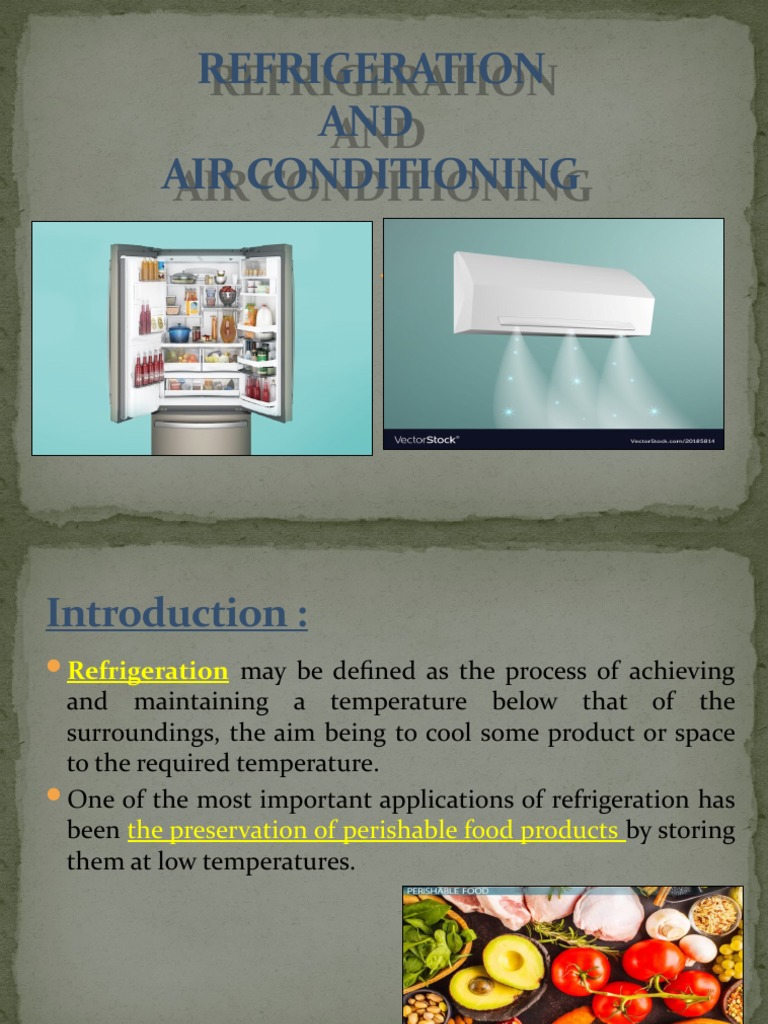 Basics of Refrigeration & Air Conditioning | PDF | Refrigeration | Air ...