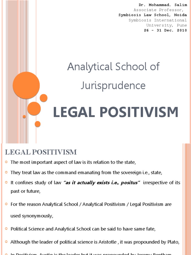 4.Legal Positivism
