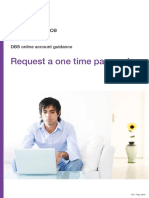 Request A One Time Passcode: DBS Online Account Guidance