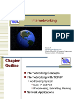 Internetworking: Samson A. School of Electrical & Computer Engineering, Hawassa Institute of Technology