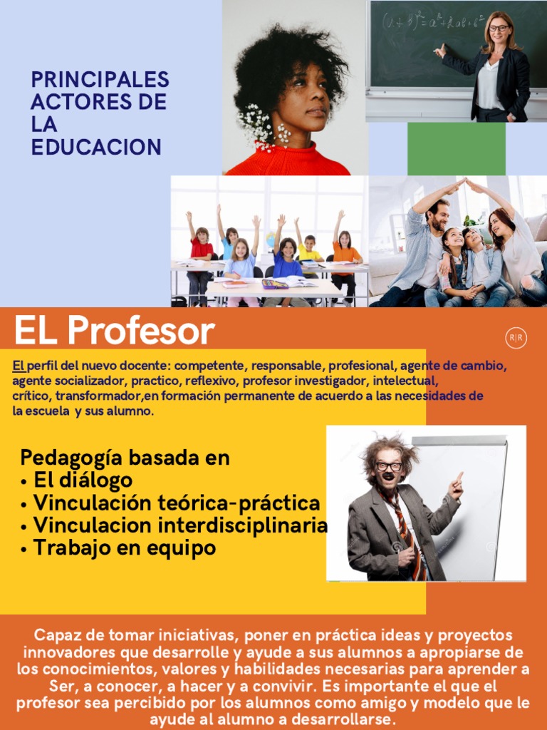 Actores Clave en el Proceso Educativo | PDF | Maestros | Evaluación