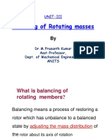 Rotating Mass Balancing